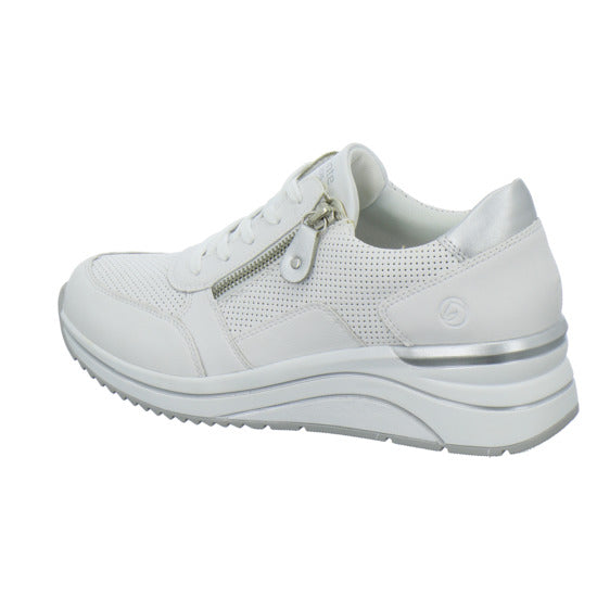 Remonte Schnürhalbschuhe Weiß - 360° Ansicht