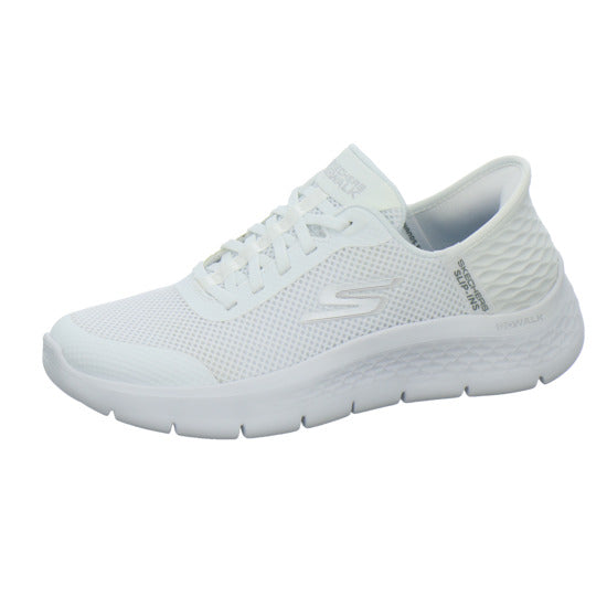 Skechers SLIP INS GO WALK Schnürhalbschuhe Weiß - 360° Ansicht