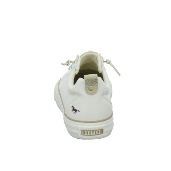 Mustang Schnürhalbschuhe Weiß - 360° Ansicht