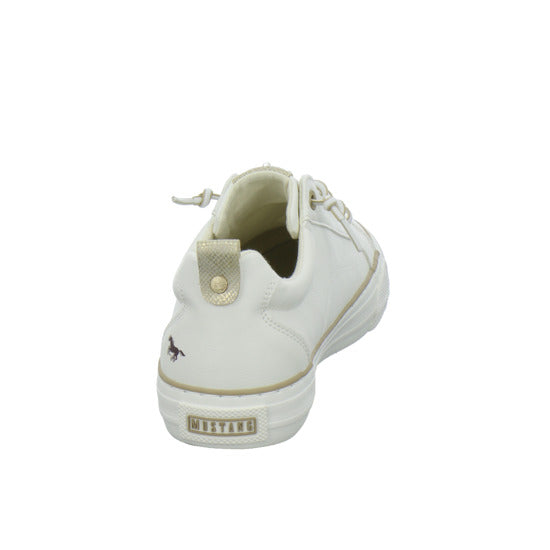 Mustang Schnürhalbschuhe Weiß - 360° Ansicht