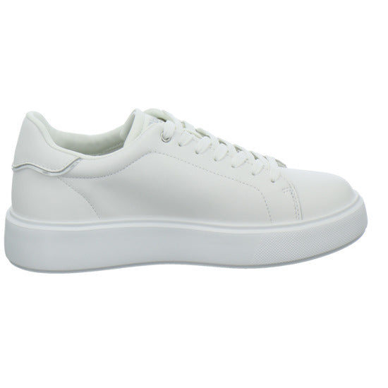 Blauer Schnürhalbschuhe Weiß