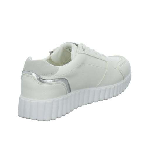 Bugatti Shoes Woman Carini Schnürhalbschuhe Weiß - 360° Ansicht