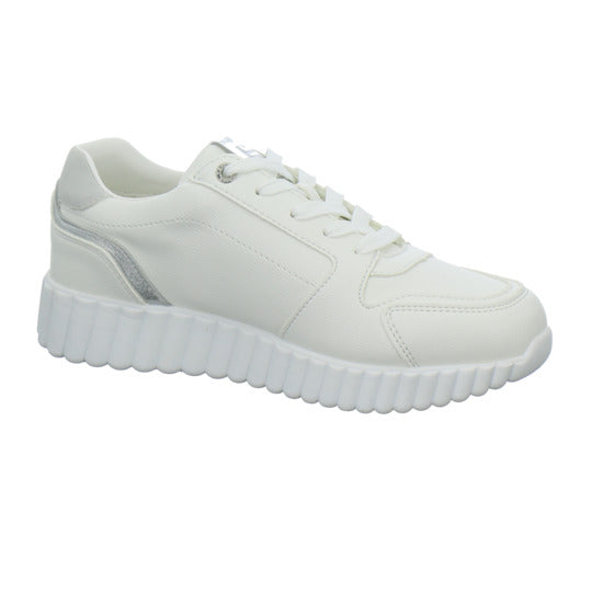 Bugatti Shoes Woman Carini Schnürhalbschuhe Weiß - 360° Ansicht