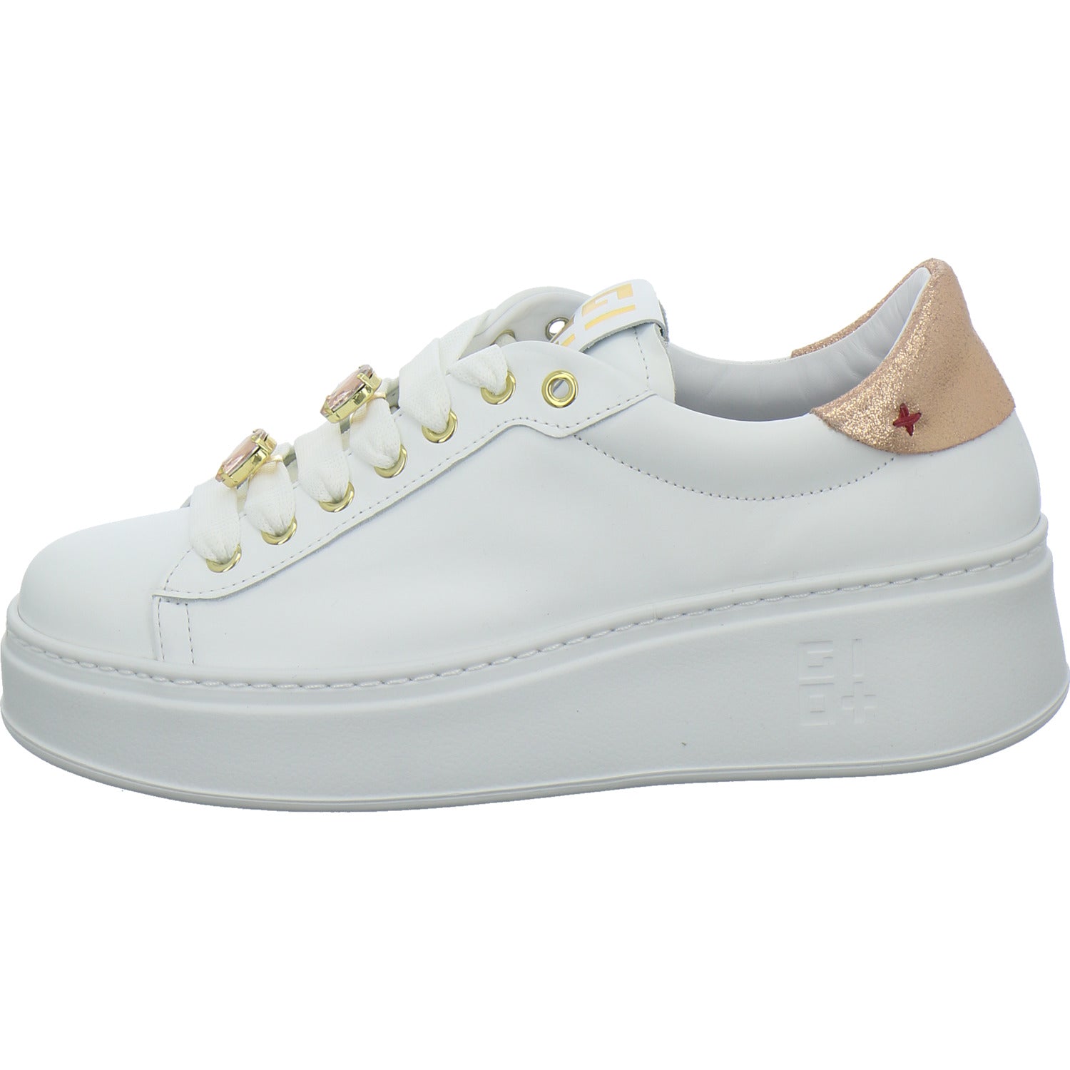 GIO+ Schnürhalbschuhe Weiß