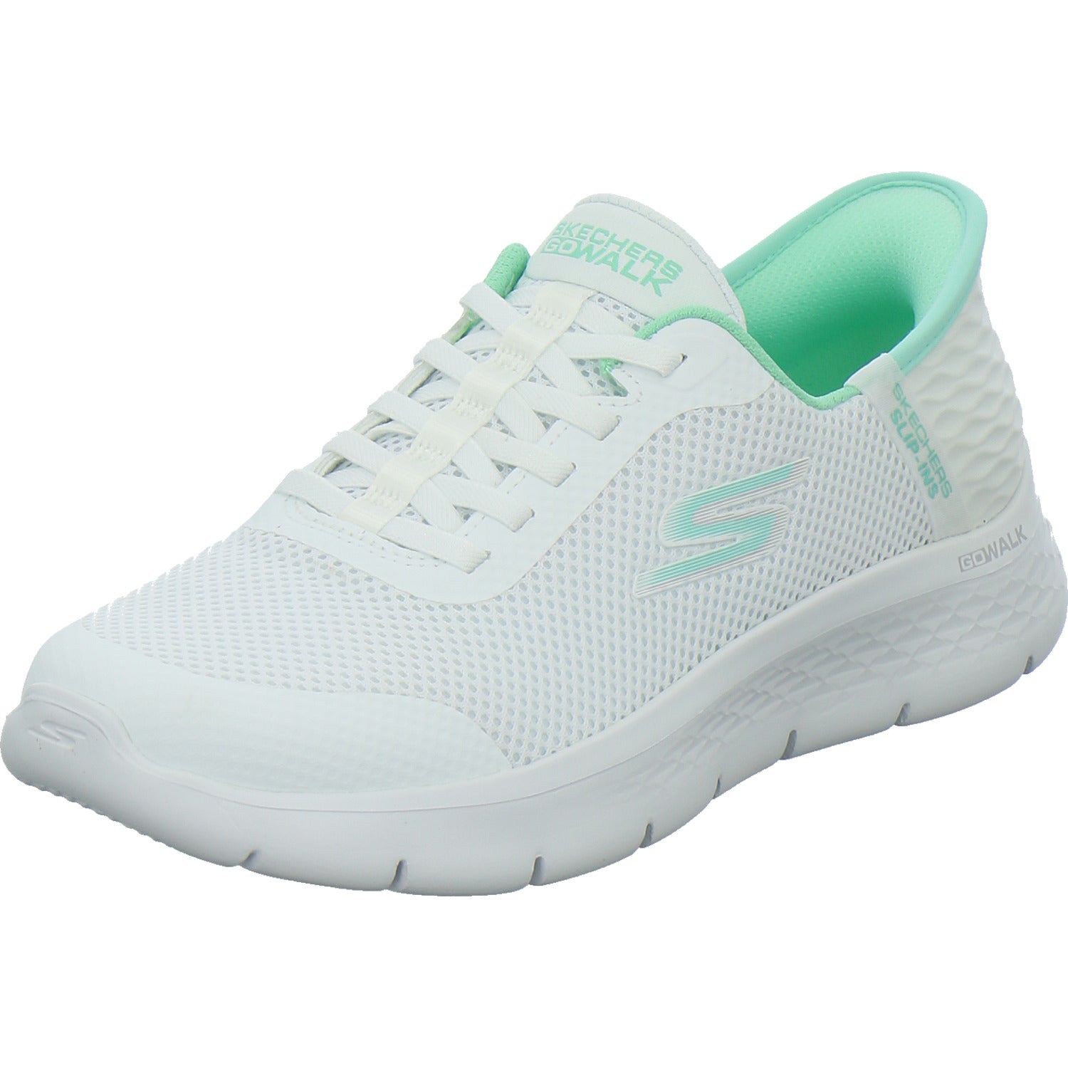 Skechers Sneaker Damen Go Walk Slip Ins Weiß
