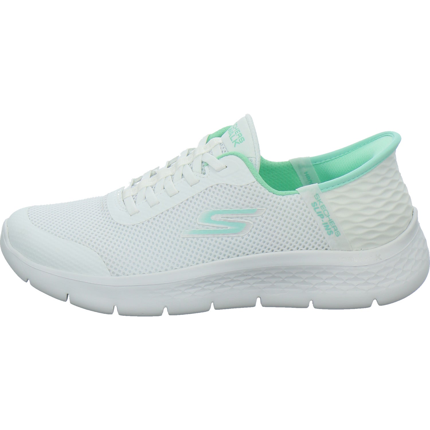 Skechers Sneaker Damen Go Walk Slip Ins Weiß