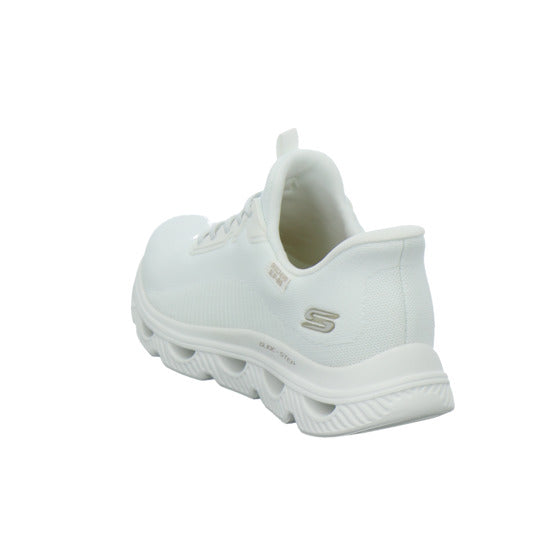 Skechers Sneaker Damen SLIP INS BOBS ARC WAVES Weiß