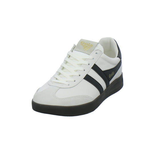 Gola Cyclone Leather Schnürhalbschuhe Weiß-kombi - 360° Ansicht