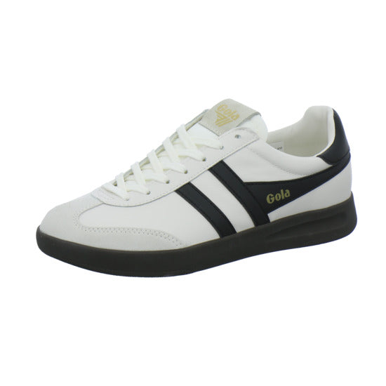 Gola Cyclone Leather Schnürhalbschuhe Weiß-kombi - 360° Ansicht