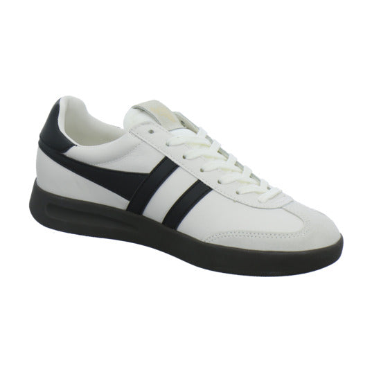 Gola Cyclone Leather Schnürhalbschuhe Weiß-kombi - 360° Ansicht