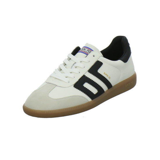 Back 70 Schnürhalbschuhe Weiß-kombi - 360° Ansicht