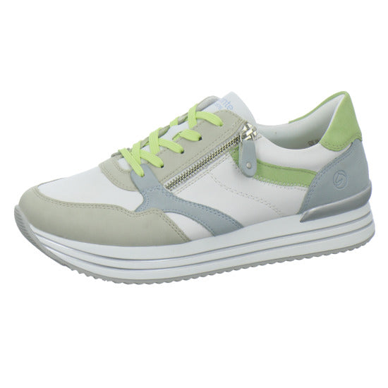 Remonte Schnürhalbschuhe Weiß-kombi
