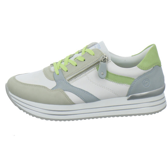 Remonte Schnürhalbschuhe Weiß-kombi