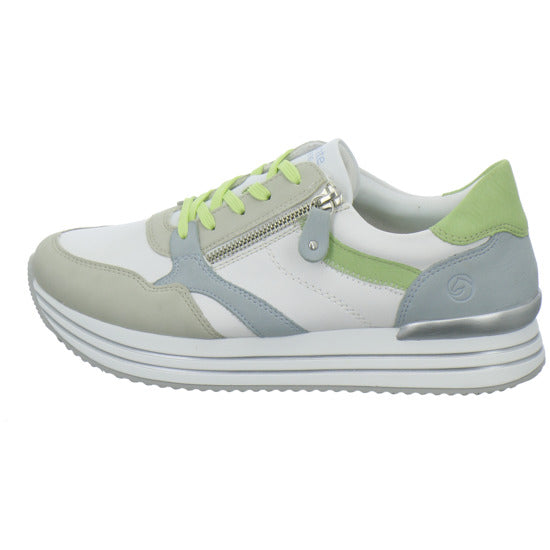 Remonte Schnürhalbschuhe Weiß-kombi