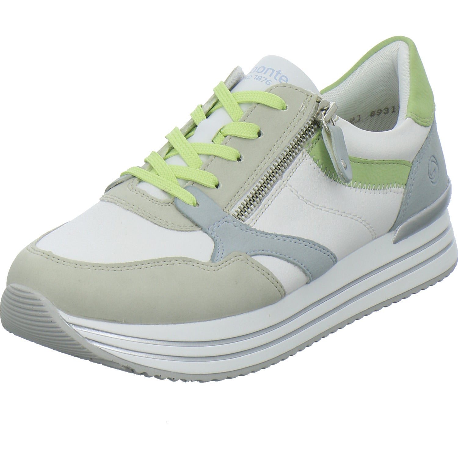 Remonte Schnürhalbschuhe Weiß-kombi