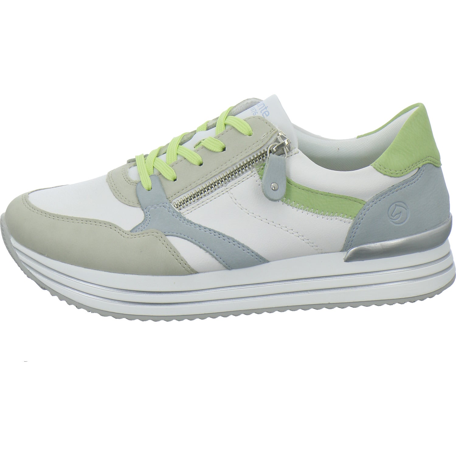 Remonte Schnürhalbschuhe Weiß-kombi
