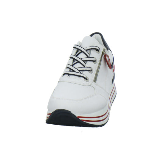 Remonte Schnürhalbschuhe Weiß-kombi - 360° Ansicht