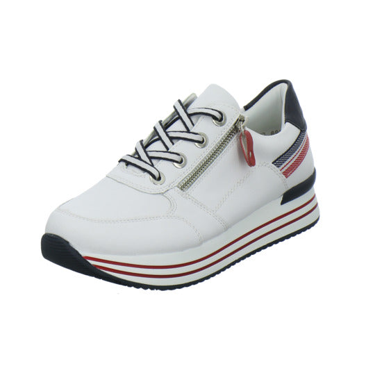 Remonte Schnürhalbschuhe Weiß-kombi - 360° Ansicht