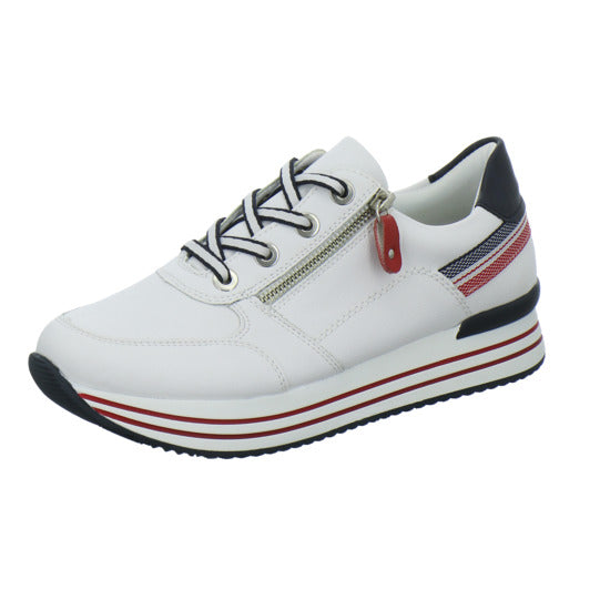 Remonte Schnürhalbschuhe Weiß-kombi - 360° Ansicht