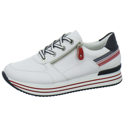 Remonte Schnürhalbschuhe Weiß-kombi - 360° Ansicht