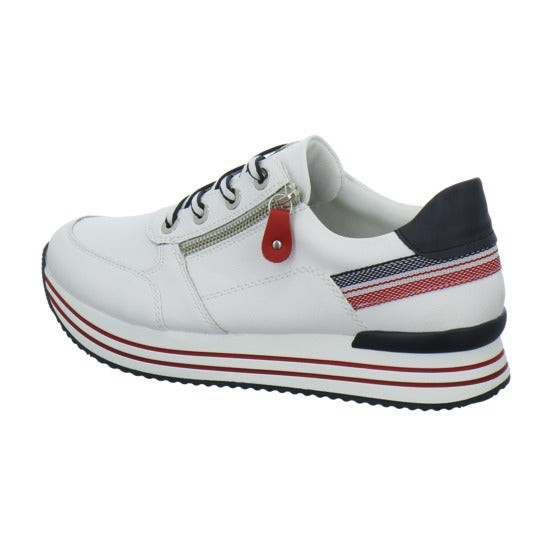 Remonte Schnürhalbschuhe Weiß-kombi - 360° Ansicht