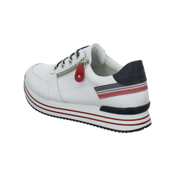 Remonte Schnürhalbschuhe Weiß-kombi - 360° Ansicht