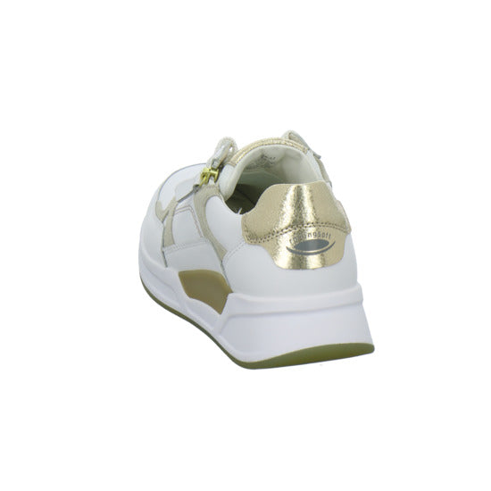Gabor Comfort Rolling Soft Schnürhalbschuhe Weiß-kombi - 360° Ansicht