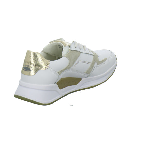 Gabor Comfort Rolling Soft Schnürhalbschuhe Weiß-kombi - 360° Ansicht