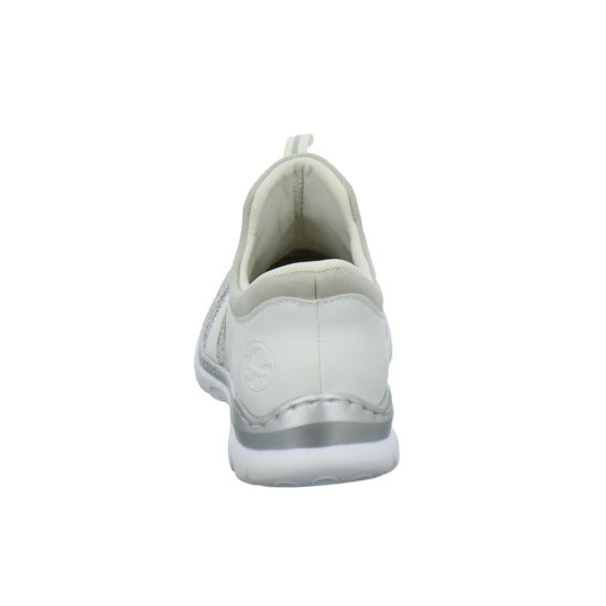 Rieker Schnürhalbschuhe Weiß-kombi - 360° Ansicht