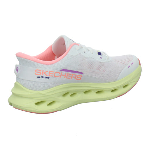 Skechers MAX COSHIONING GLIDE STEP Schnürhalbschuhe Weiß-kombi
