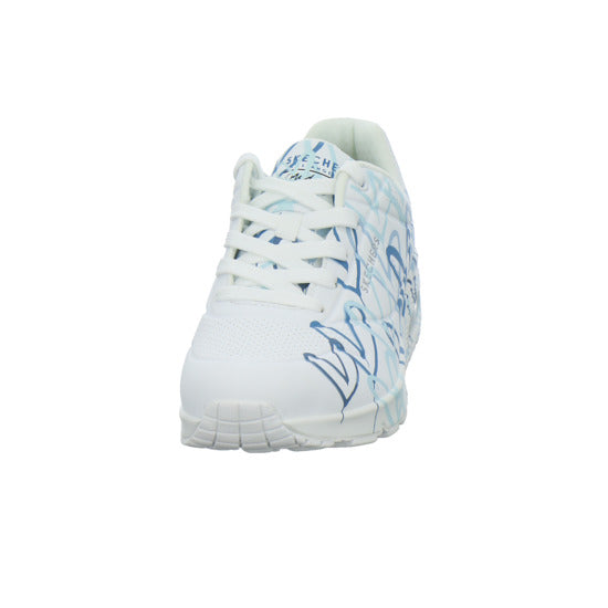 Skechers UNO GOLDCROWN Schnürhalbschuhe Weiß-kombi - 360° Ansicht