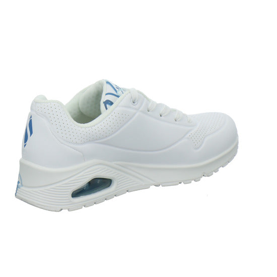 Skechers UNO GOLDCROWN Schnürhalbschuhe Weiß-kombi - 360° Ansicht