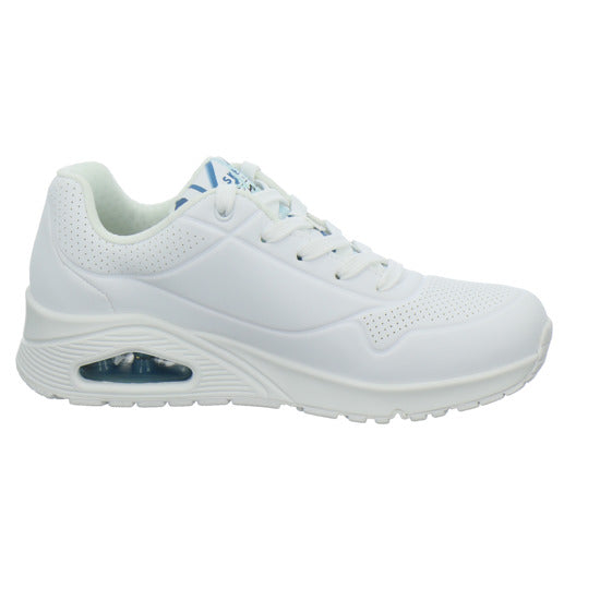 Skechers UNO GOLDCROWN Schnürhalbschuhe Weiß-kombi - 360° Ansicht