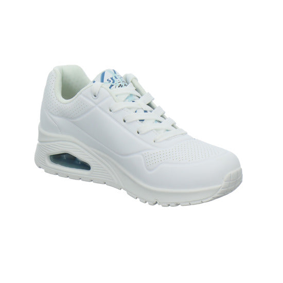 Skechers UNO GOLDCROWN Schnürhalbschuhe Weiß-kombi - 360° Ansicht