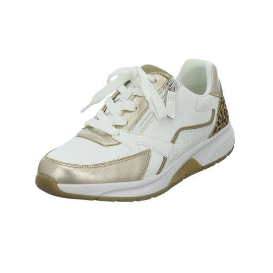 Gabor Comfort Rolling Soft Schnürhalbschuhe Weiß-kombi - 360° Ansicht