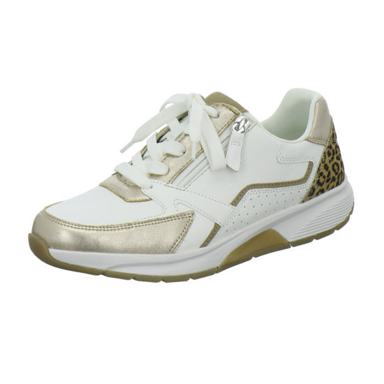 Gabor Comfort Rolling Soft Schnürhalbschuhe Weiß-kombi - 360° Ansicht