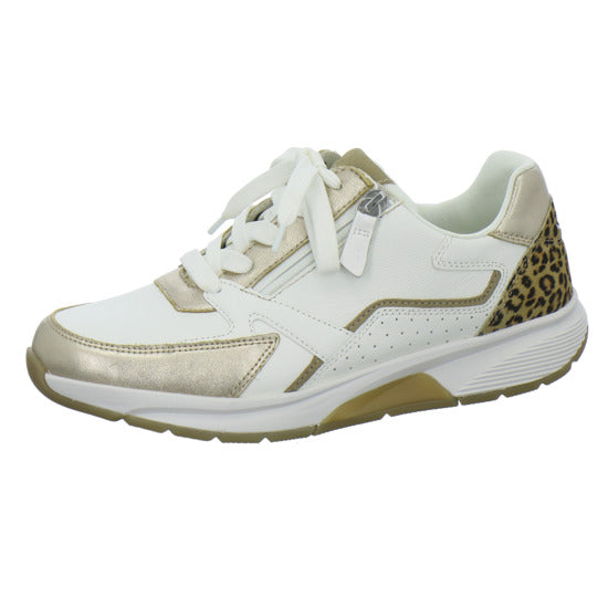 Gabor Comfort Rolling Soft Schnürhalbschuhe Weiß-kombi - 360° Ansicht