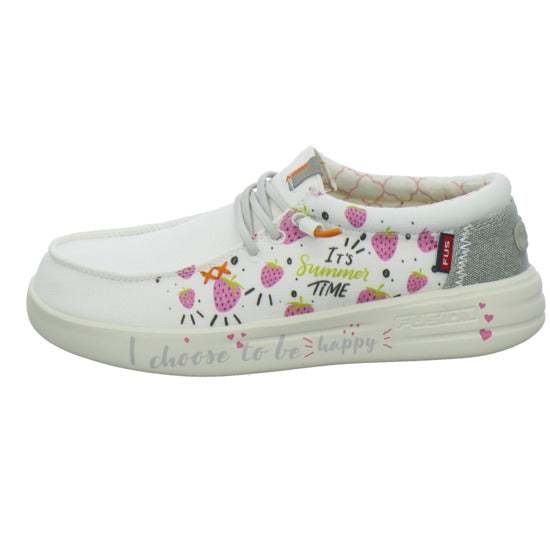 Fusion Schnürhalbschuhe Weiß-kombi