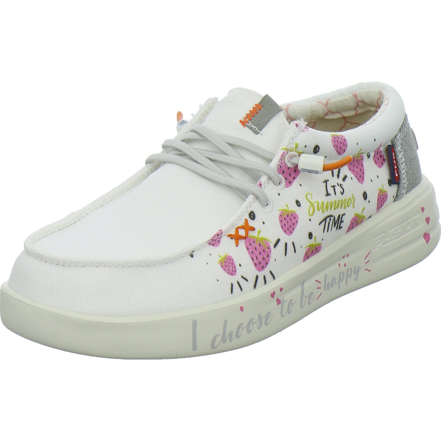 Fusion Schnürhalbschuhe Weiß-kombi
