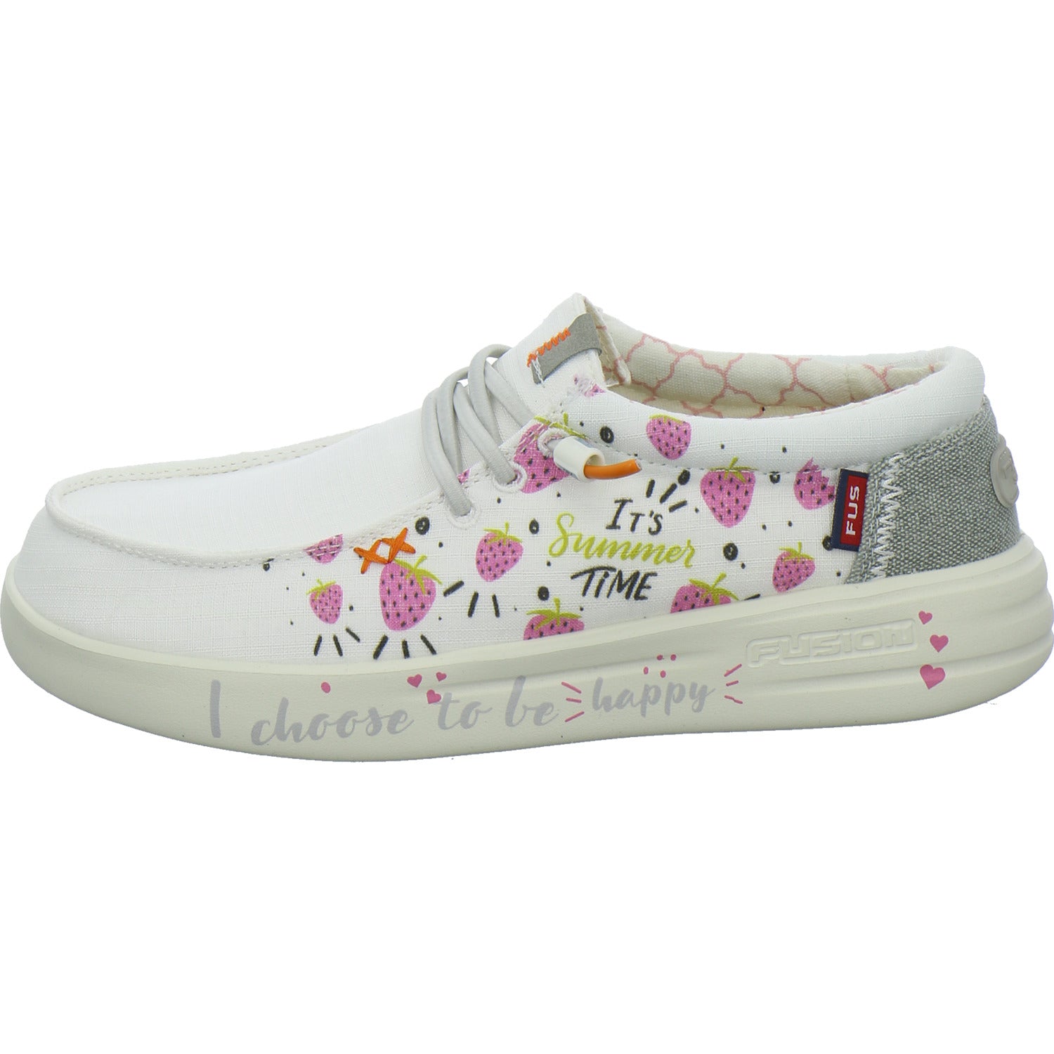 Fusion Schnürhalbschuhe Weiß-kombi
