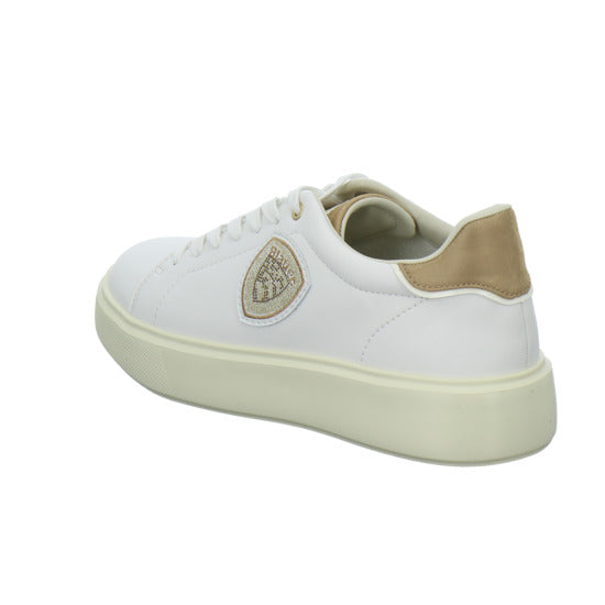 Blauer Schnürhalbschuhe Weiß-kombi - 360° Ansicht