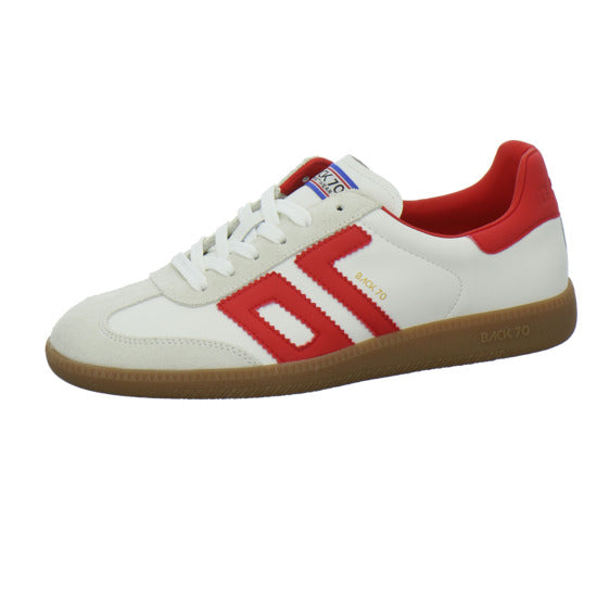 Back 70 Schnürhalbschuhe Weiß-kombi - 360° Ansicht