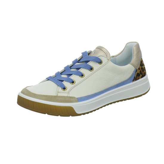 Ara Rom Schnürhalbschuhe Weiß-kombi - 360° Ansicht