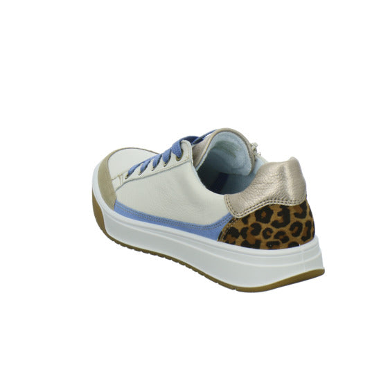 Ara Rom Schnürhalbschuhe Weiß-kombi - 360° Ansicht