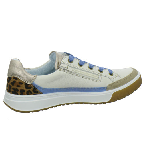 Ara Rom Schnürhalbschuhe Weiß-kombi - 360° Ansicht