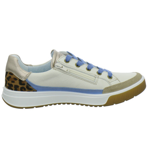 Ara Rom Schnürhalbschuhe Weiß-kombi - 360° Ansicht