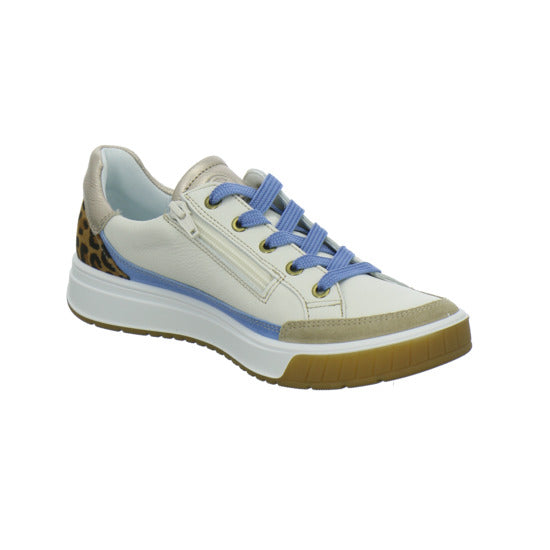 Ara Rom Schnürhalbschuhe Weiß-kombi - 360° Ansicht