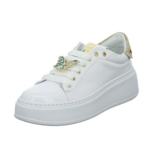 GIO+ Schnürhalbschuhe Weiß-kombi