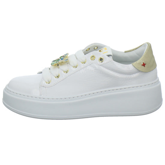 GIO+ Schnürhalbschuhe Weiß-kombi