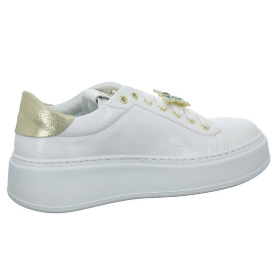 GIO+ Schnürhalbschuhe Weiß-kombi